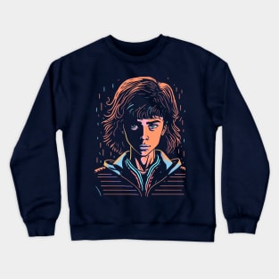 creepy girl Crewneck Sweatshirt